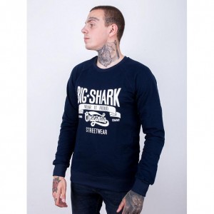 Світшот Big Shark - Originals navy Світшот Big Shark - Originals navy